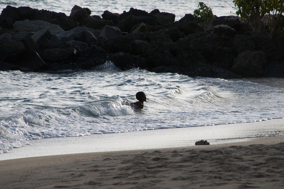 child body surf